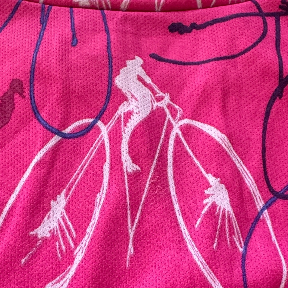 Women’s Pink Terry Bike Shirt Jersey Size Small S with back pockets - Picture 10 of 10